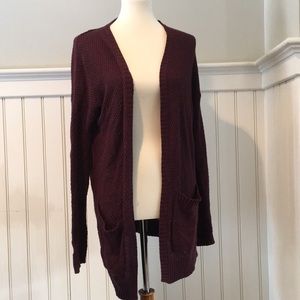 BDG maroon cardigan